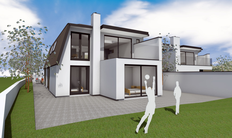 Contemporary Self Build Eco Homes in Bishopsteignton, Devon