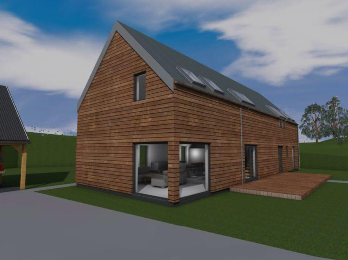 SIPs Eco House in Duns, Scottish Borders