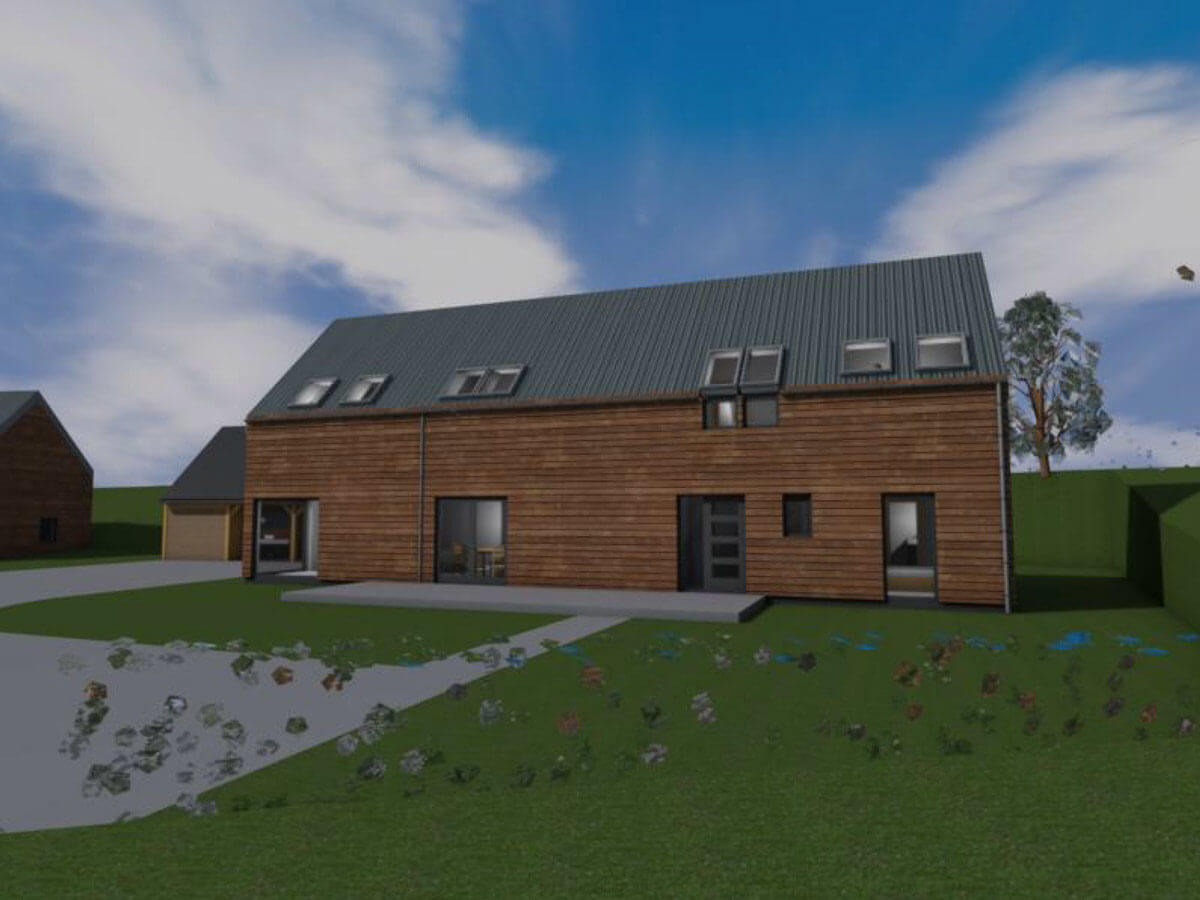 SIPs Eco House in Duns, Scottish Borders
