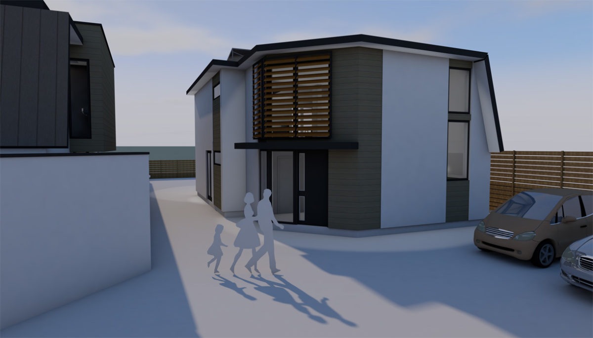 Contemporary Self Build Eco Homes in Bishopsteignton, Devon