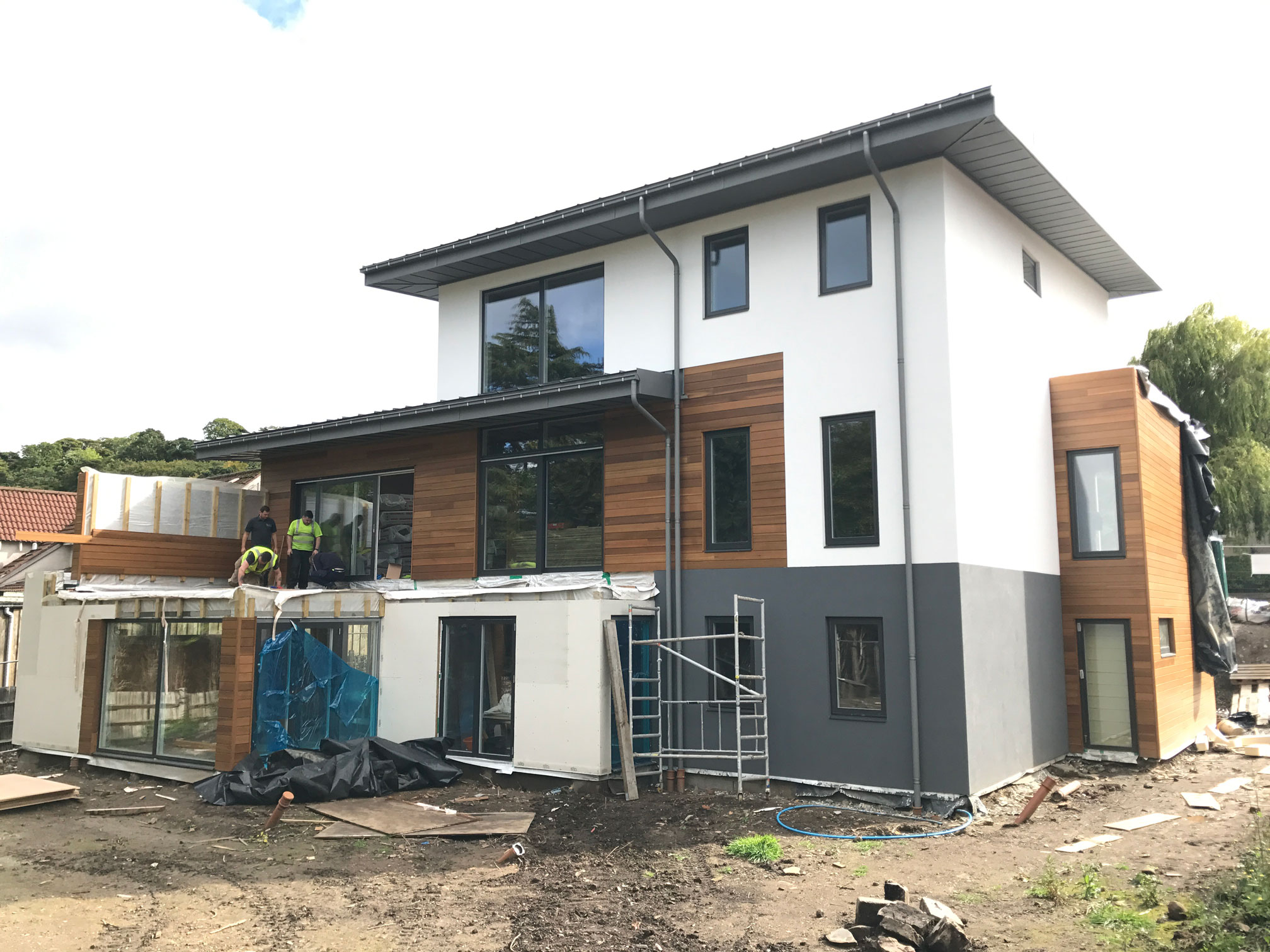 Contemporary Style Replacement Dwelling Self Build, Edinburgh