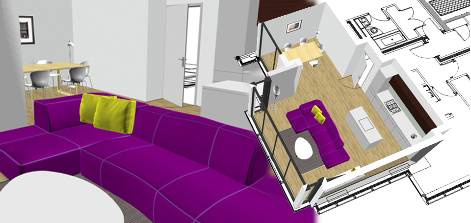 Interior Design CAD drawing plan