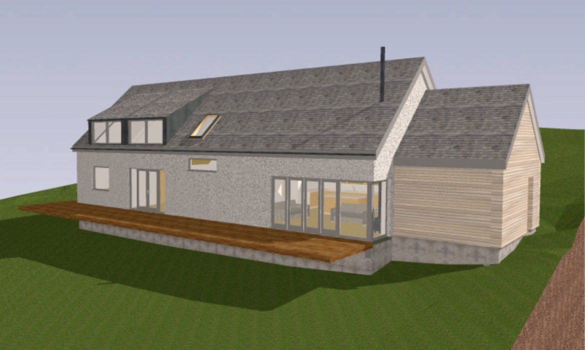 Energy Efficient Self Build Home on the Isle of Eigg