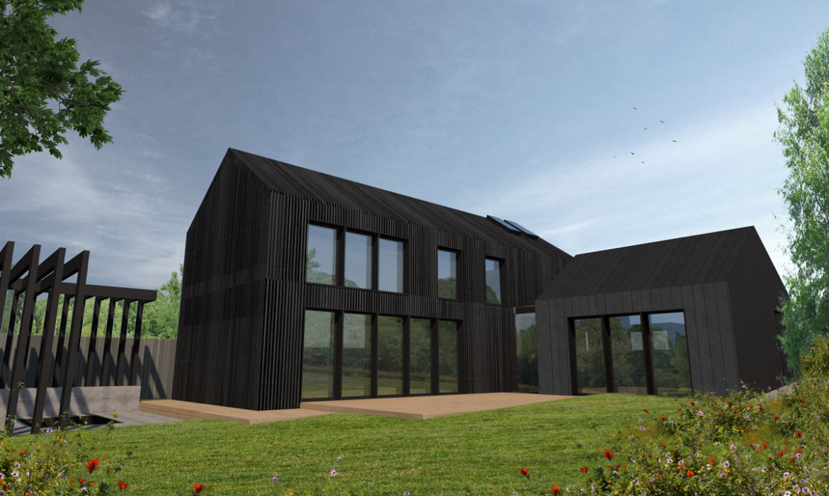 Energy-Efficient Timber Clad Home in Edinburgh